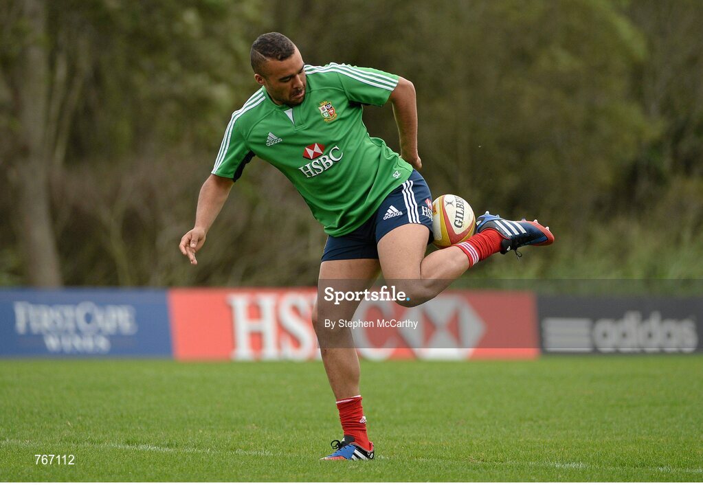 3 July 2013; Simon Zebo, British & Irish Lions, during squad training ahead of their 3rd test match against Australia on Saturday. British & Irish Lions Tour 2013, Squad Training. Noosa Dolphins RFC, Dolphin Oval, Sunshine Beach, Queensland, Australia. Picture credit: Stephen McCarthy / SPORTSFILE
