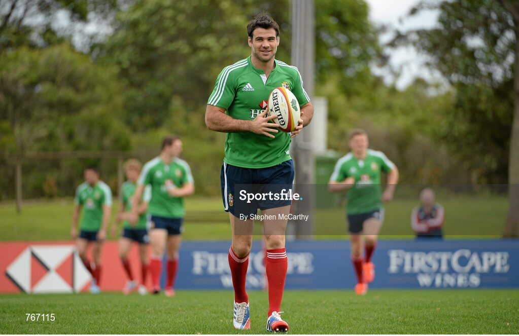 3 July 2013; Mike Phillips, British & Irish Lions, during squad training ahead of their 3rd test match against Australia on Saturday. British & Irish Lions Tour 2013, Squad Training. Noosa Dolphins RFC, Dolphin Oval, Sunshine Beach, Queensland, Australia. Picture credit: Stephen McCarthy / SPORTSFILE