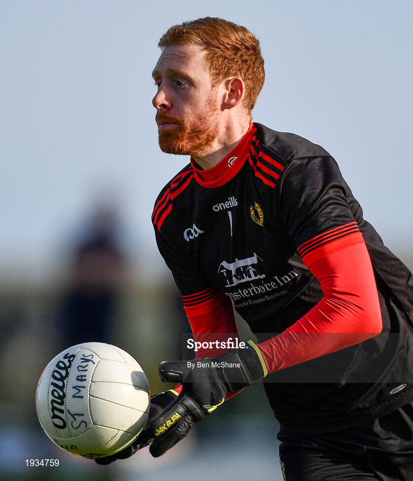 27 September 2020; Craig Lynch of Naomh Mairtin during the Louth County Senior Football Championship Final match between Naomh Mairtin and Ardee St Mary’s at Darver Louth Centre of Excellence in Louth. Photo by Ben McShane/Sportsfile