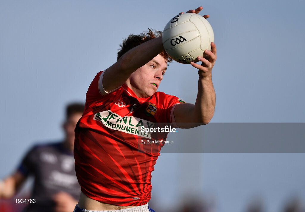 27 September 2020; Ciarán Keenan of Ardee St Mary's during the Louth County Senior Football Championship Final match between Naomh Mairtin and Ardee St Mary’s at Darver Louth Centre of Excellence in Louth. Photo by Ben McShane/Sportsfile