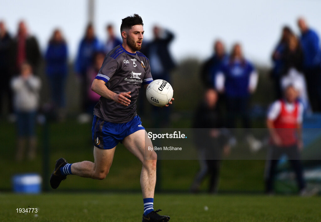 27 September 2020; John Clutterbuck of Naomh Mairtin during the Louth County Senior Football Championship Final match between Naomh Mairtin and Ardee St Mary’s at Darver Louth Centre of Excellence in Louth. Photo by Ben McShane/Sportsfile
