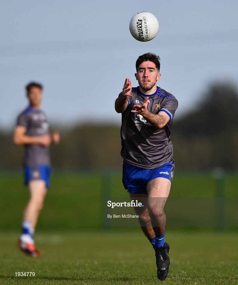 27 September 2020; Eoghan Callaghan of Naomh Mairtin during the Louth County Senior Football Championship Final match between Naomh Mairtin and Ardee St Mary’s at Darver Louth Centre of Excellence in Louth. Photo by Ben McShane/Sportsfile
