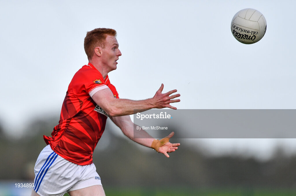 27 September 2020; Donal McKenny of Ardee St Mary's during the Louth County Senior Football Championship Final match between Naomh Mairtin and Ardee St Mary’s at Darver Louth Centre of Excellence in Louth. Photo by Ben McShane/Sportsfile