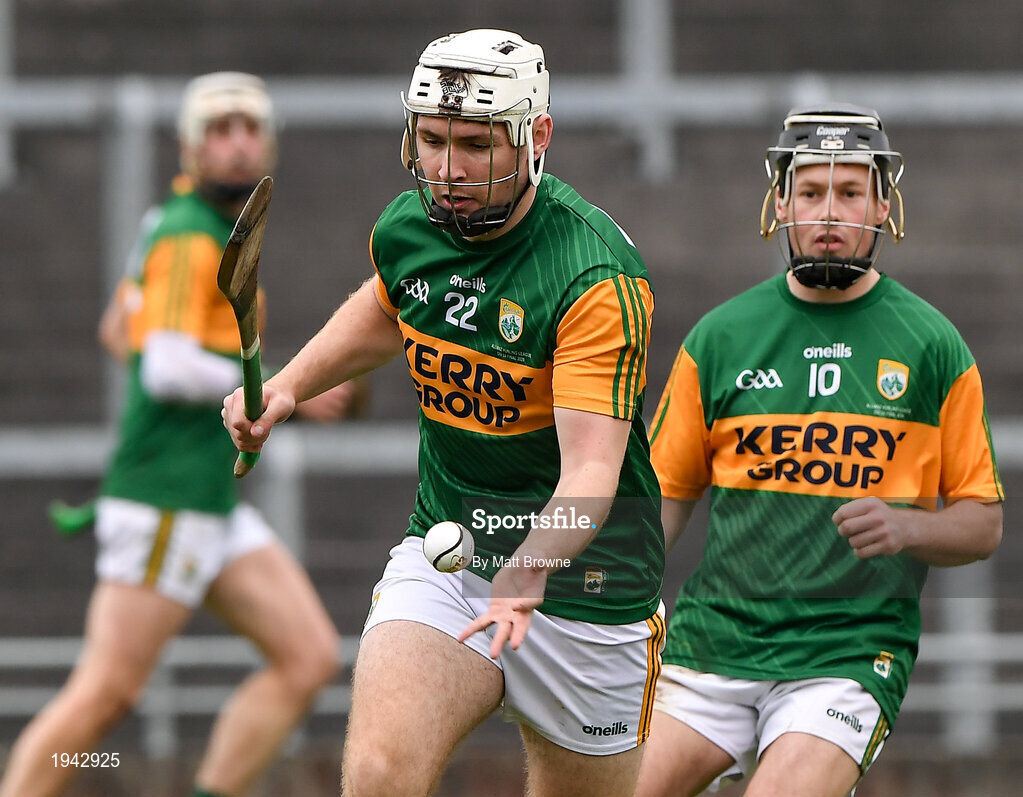 18 October 2020; Michael Slattery of Kerry during the Allianz Hurling League Division 2A Final match between Antrim and Kerry at Bord na Mona O'Connor Park in Tullamore, Offaly. Photo by Matt Browne/Sportsfile