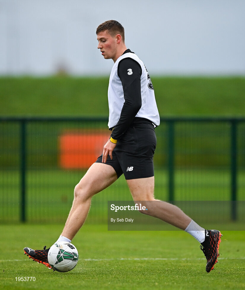 11 November 2020; Mark McGuinness during a Republic of Ireland U21 training session at the FAI National Training Centre in Abbotstown, Dublin. Photo by Seb Daly/Sportsfile