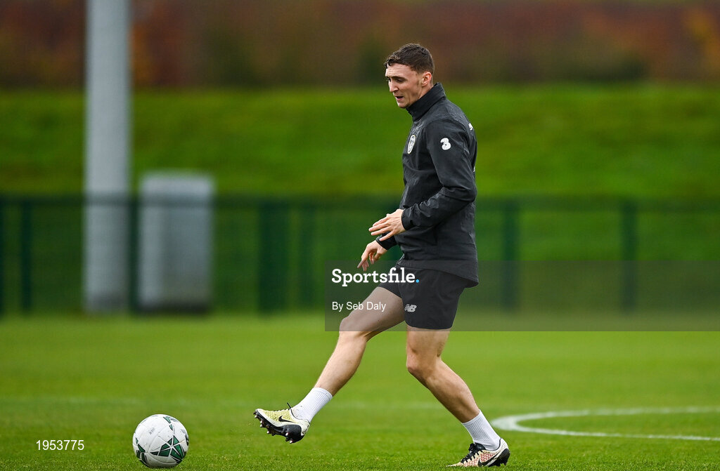 11 November 2020; Jack Taylor during a Republic of Ireland U21 training session at the FAI National Training Centre in Abbotstown, Dublin. Photo by Seb Daly/Sportsfile