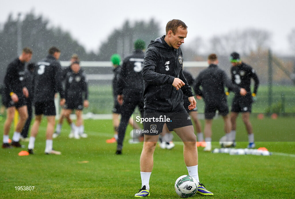 11 November 2020; Anthony Scully during a Republic of Ireland U21 training session at the FAI National Training Centre in Abbotstown, Dublin. Photo by Seb Daly/Sportsfile