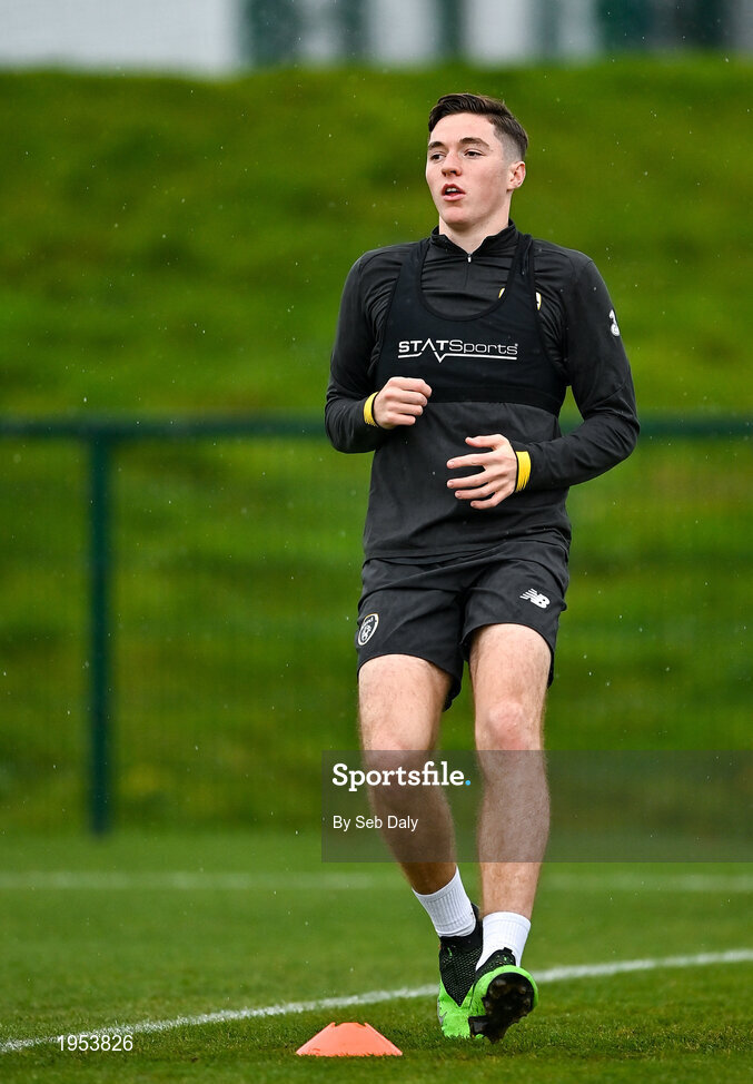 11 November 2020; Conor Coventry during a Republic of Ireland U21 training session at the FAI National Training Centre in Abbotstown, Dublin. Photo by Seb Daly/Sportsfile
