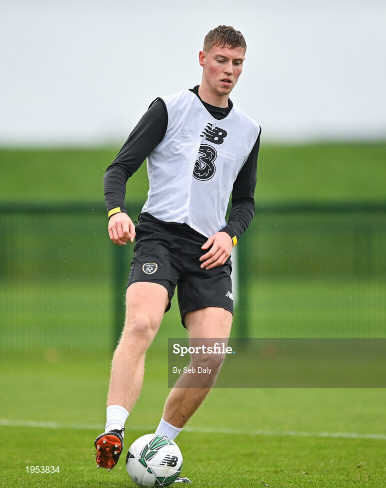 11 November 2020; Mark McGuinness during a Republic of Ireland U21 training session at the FAI National Training Centre in Abbotstown, Dublin. Photo by Seb Daly/Sportsfile