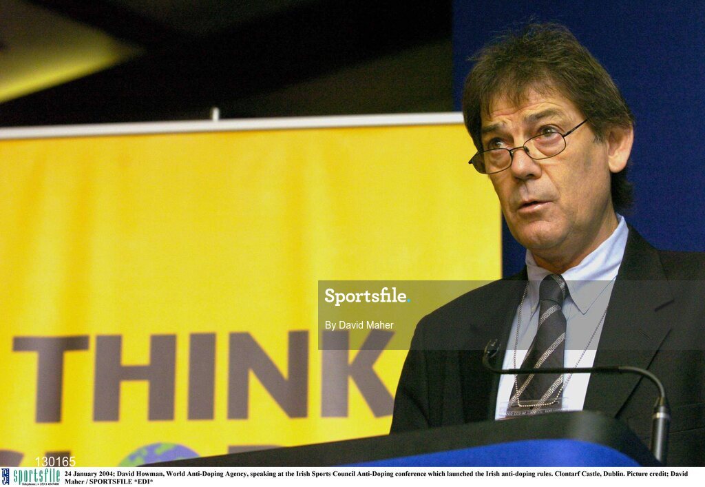 24 January 2004; David Howman, World Anti-Doping Agency, speaking at the Irish Sports Council Anti-Doping conference which launched the Irish anti-doping rules. Clontarf Castle, Dublin. Picture credit; David Maher / SPORTSFILE *EDI*
