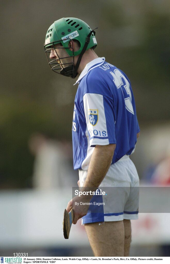 25 January 2004; Damien Culleton, Laois. Walsh Cup, Offaly v Laois, St. Brendan's Park, Birr, Co. Offaly. Picture credit; Damien Eagers / SPORTSFILE *EDI*