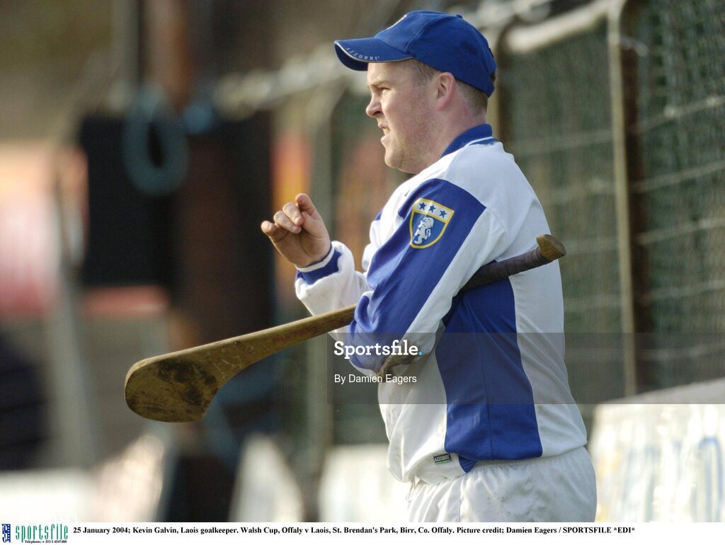 25 January 2004; Kevin Galvin, Laois goalkeeper. Walsh Cup, Offaly v Laois, St. Brendan's Park, Birr, Co. Offaly. Picture credit; Damien Eagers / SPORTSFILE *EDI*