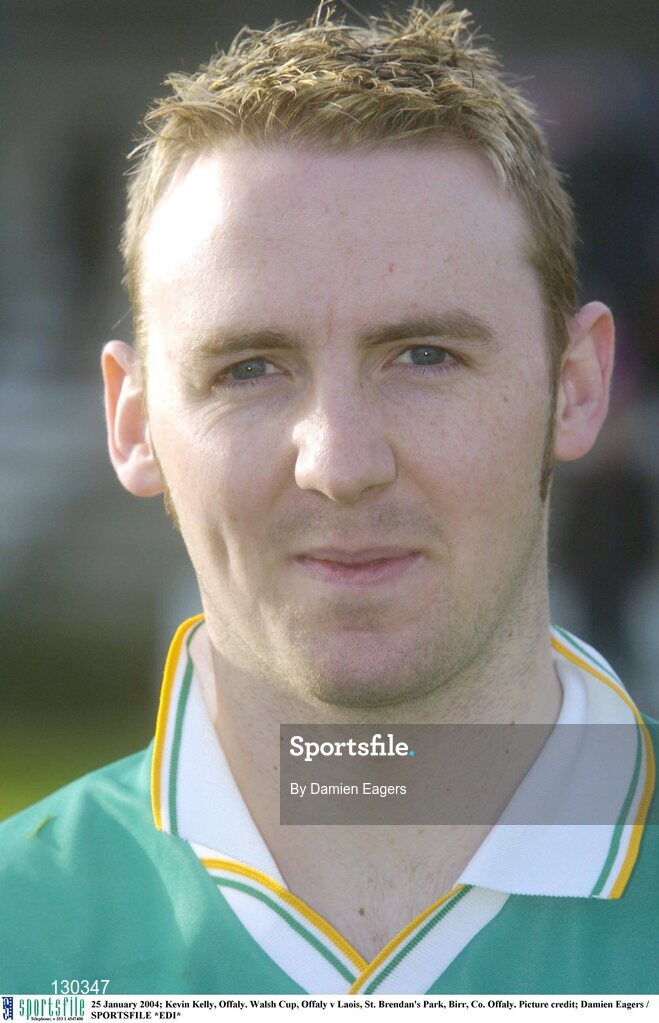 25 January 2004; Kevin Kelly, Offaly. Walsh Cup, Offaly v Laois, St. Brendan's Park, Birr, Co. Offaly. Picture credit; Damien Eagers / SPORTSFILE *EDI*