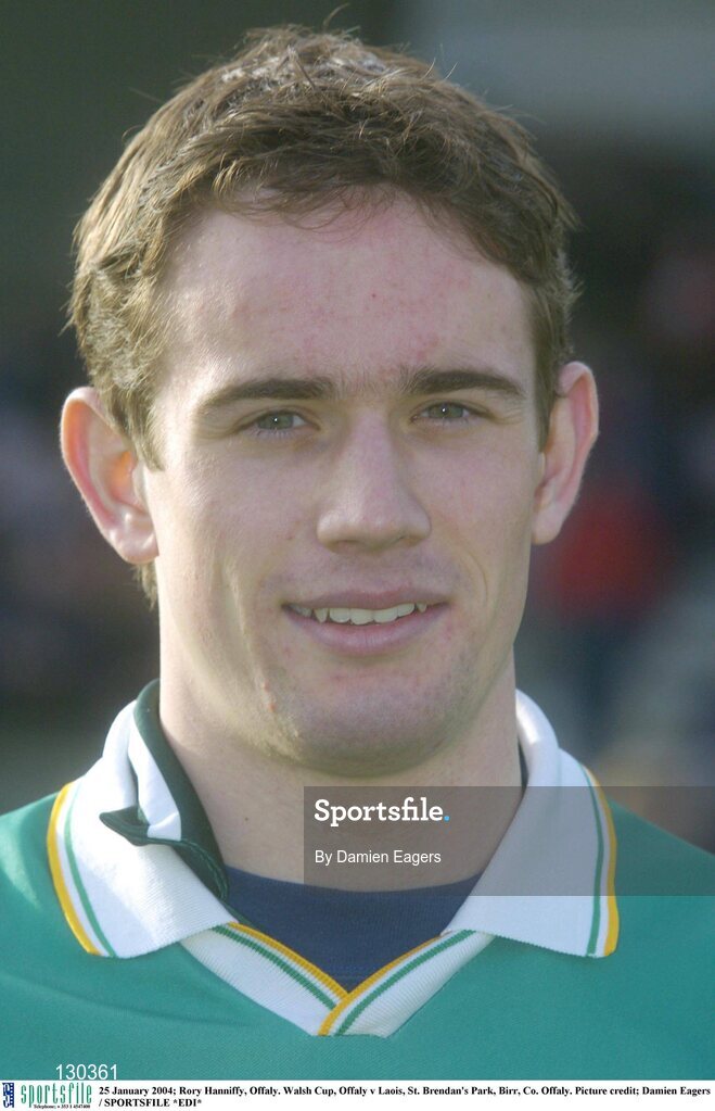 25 January 2004; Rory Hanniffy, Offaly. Walsh Cup, Offaly v Laois, St. Brendan's Park, Birr, Co. Offaly. Picture credit; Damien Eagers / SPORTSFILE *EDI*