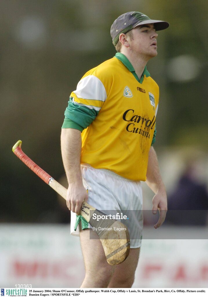 25 January 2004; Shane O'Connor, Offaly goalkeeper. Walsh Cup, Offaly v Laois, St. Brendan's Park, Birr, Co. Offaly. Picture credit; Damien Eagers / SPORTSFILE *EDI*