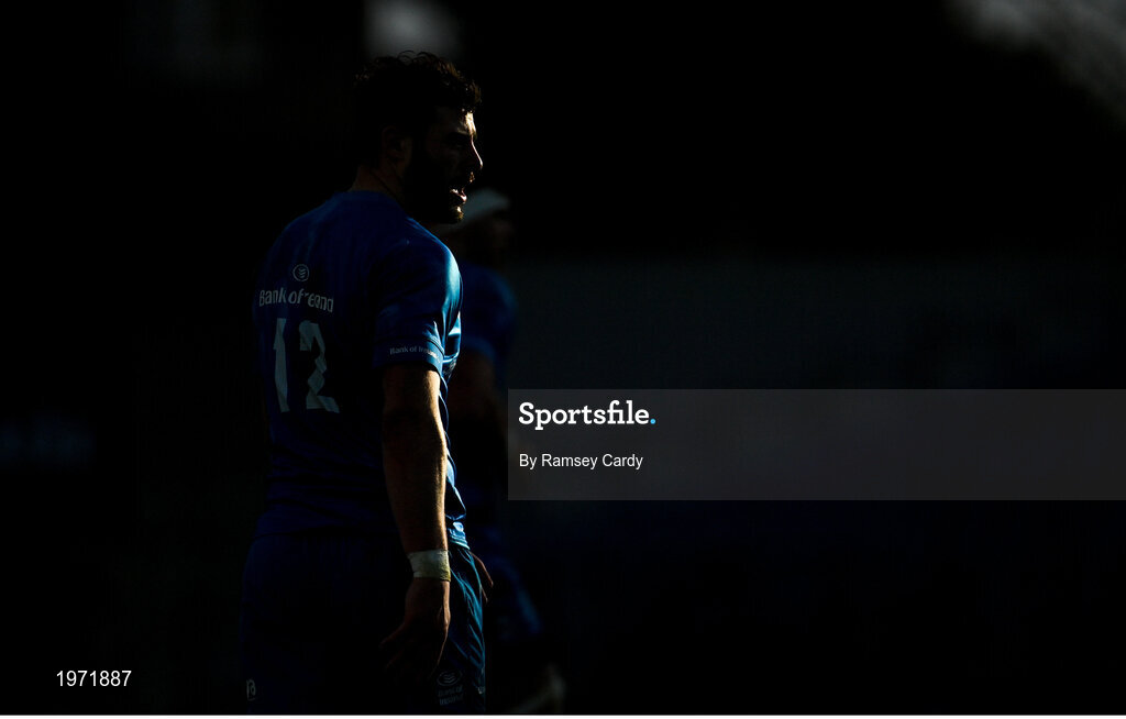 19 December 2020; Robbie Henshaw of Leinster during the Heineken Champions Cup Pool A Round 2 match between Leinster and Northampton Saints at the RDS Arena in Dublin. Photo by Ramsey Cardy/Sportsfile
