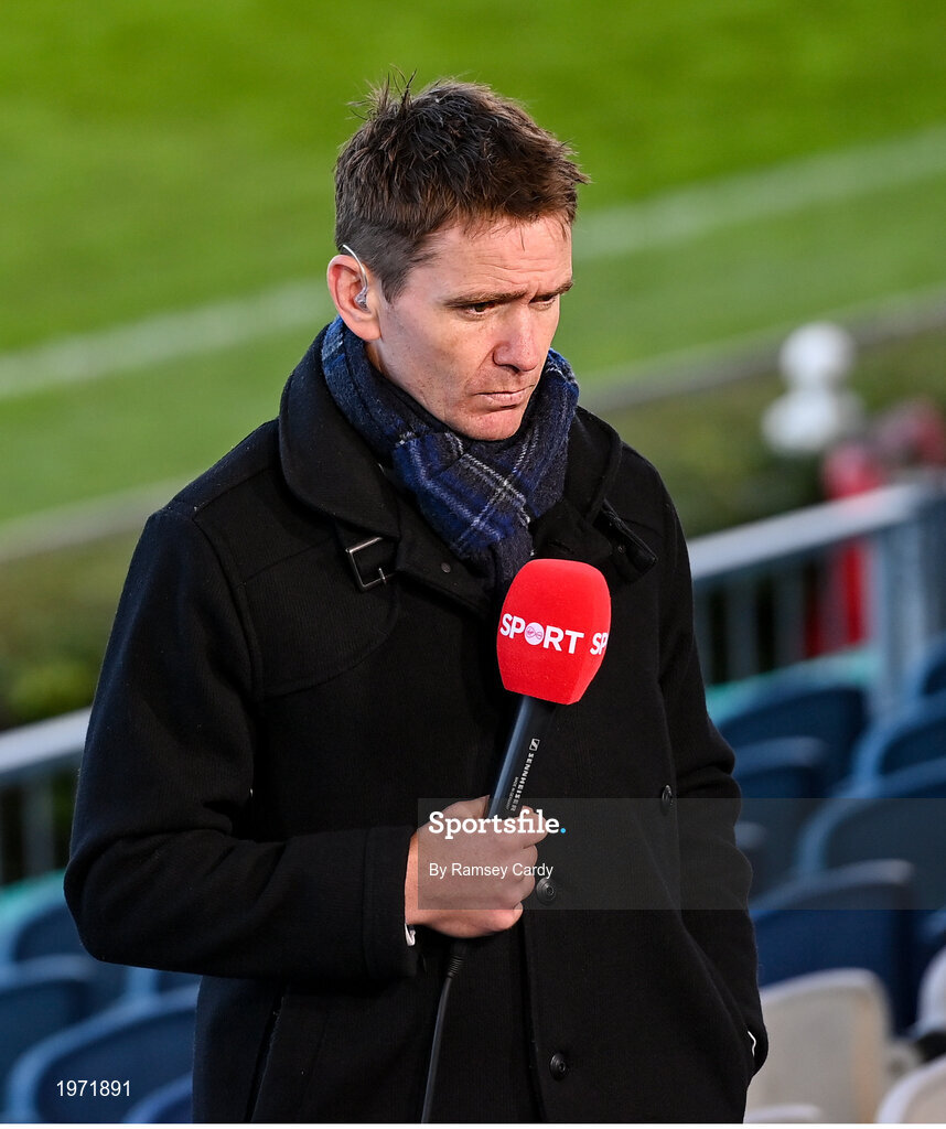 19 December 2020; Virgin Sport analyst Eoin Reddan ahead of the Heineken Champions Cup Pool A Round 2 match between Leinster and Northampton Saints at the RDS Arena in Dublin. Photo by Ramsey Cardy/Sportsfile
