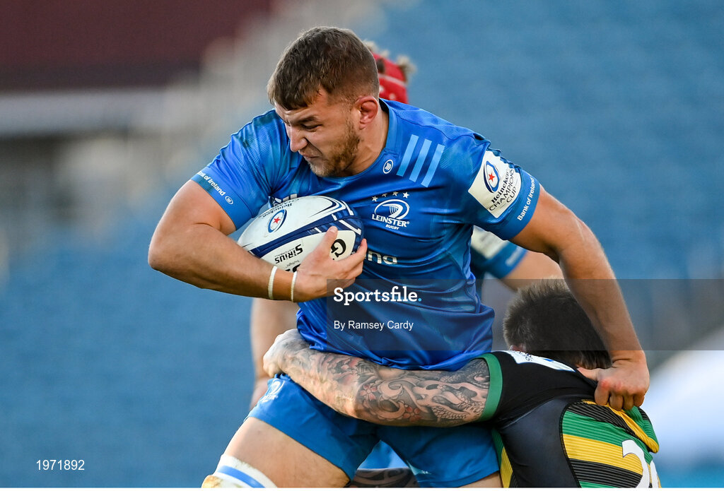 19 December 2020; Ross Molony of Leinster during the Heineken Champions Cup Pool A Round 2 match between Leinster and Northampton Saints at the RDS Arena in Dublin. Photo by Ramsey Cardy/Sportsfile