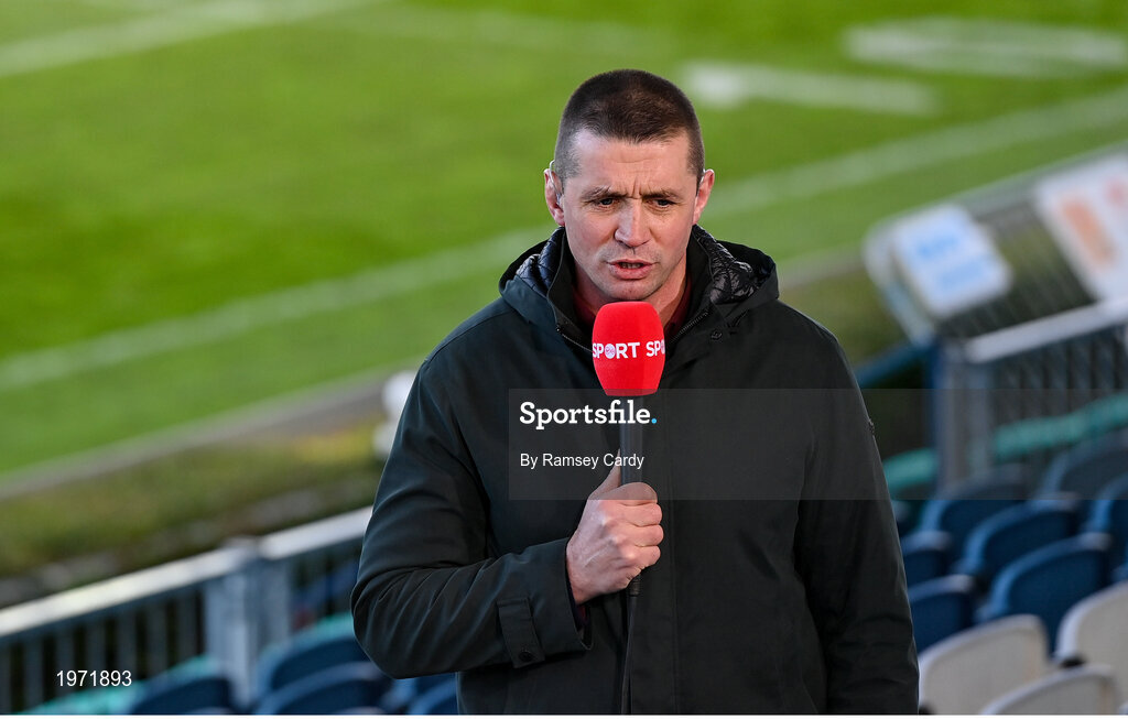19 December 2020; Virgin Sport analyst Alan Quinlan ahead of the Heineken Champions Cup Pool A Round 2 match between Leinster and Northampton Saints at the RDS Arena in Dublin. Photo by Ramsey Cardy/Sportsfile