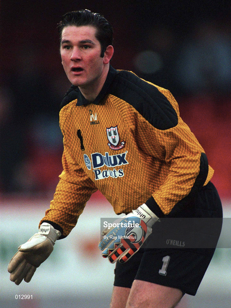8 December 1996; Alan Gough of Shelbourne during the Bord Gáis National League Premier Division match between Shelbourne and Sligo Rovers at Tolka Park in Dublin. Photo by Ray McManus/Sportsfile