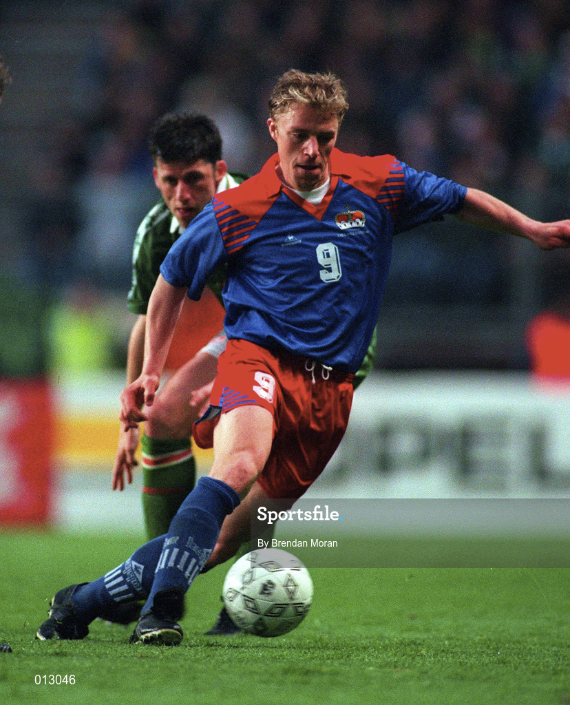 21 May 1997; Christoph Frick of Liechtenstein during the FIFA World Cup 1998 Group 8 Qualifying match between Republic of Ireland and Liechtenstein at Lansdowne Road in Dublin. Photo by Brendan Moran/Sportsfile
