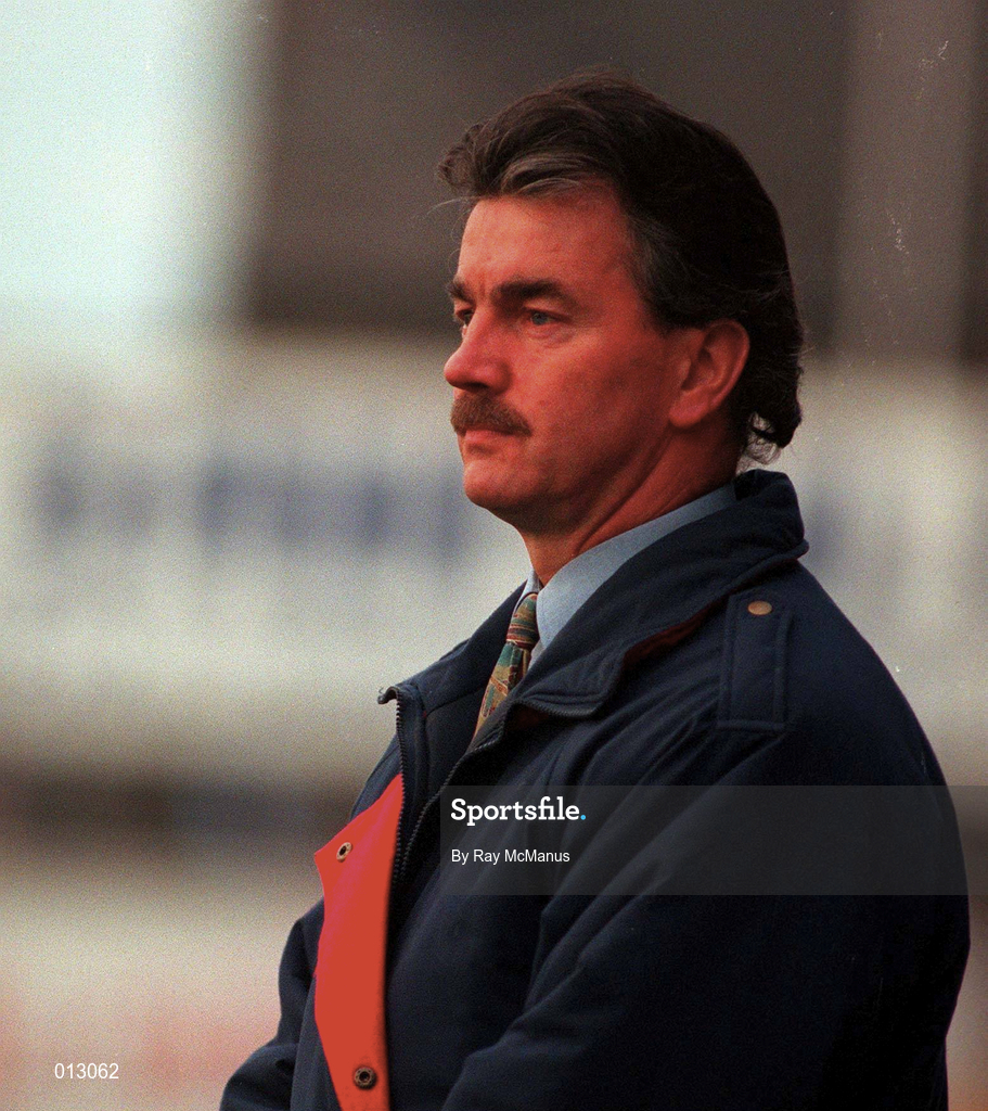 8 December 1996; Shelbourne manager Damien Richardson during the Bord Gáis National League Premier Division match between Shelbourne and Sligo Rovers at Tolka Park in Dublin. Photo by Ray McManus/Sportsfile