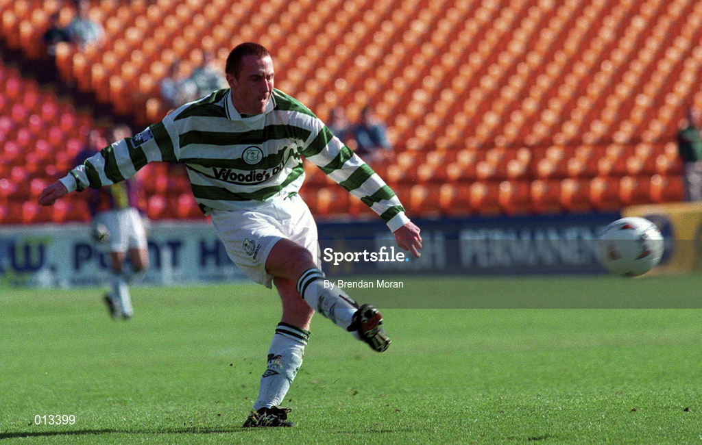 20 September 1998; Marc O'Neill of Shamrock Rovers during the Harp Lager National League Premier Division match between Shamrock Rovers and Derry City at Tolka Park in Dublin. Photo by Brendan Moran/Sportsfile
