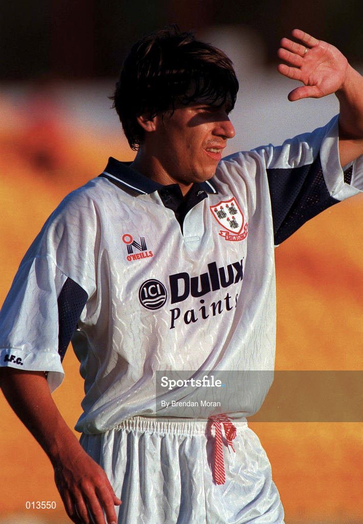 16 July 1996; Pascal Vaudequin of Shelbourne during the pre-season friendly match between Shelbourne and Aberdeen at Tolka Park in Dublin. Photo by Brendan Moran/Sportsfile