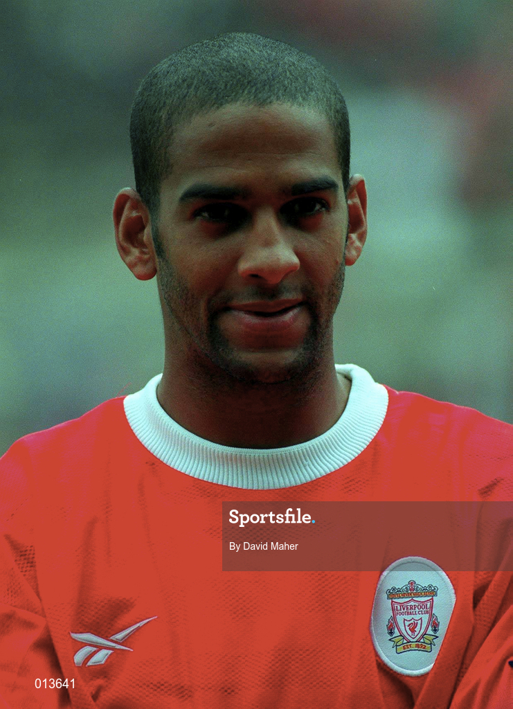 31 July 1998; Phil Babb of Liverpool during the Carlsberg Trophy match between St Patrick's Athletic and Liverpool at Lansdowne Road in Dublin. Photo by David Maher/Sportsfile