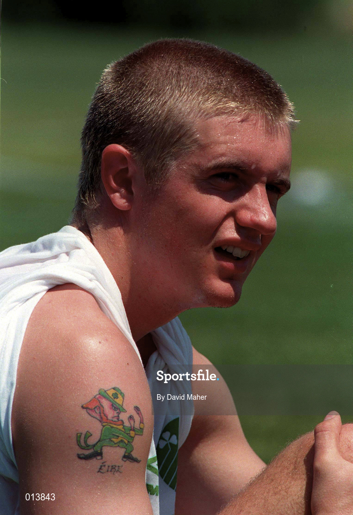 15 July 1998; Stephen McPhail during a Republic of Ireland U18 training session in Larnaca, Cyprus. Photo by David Maher/Sportsfile