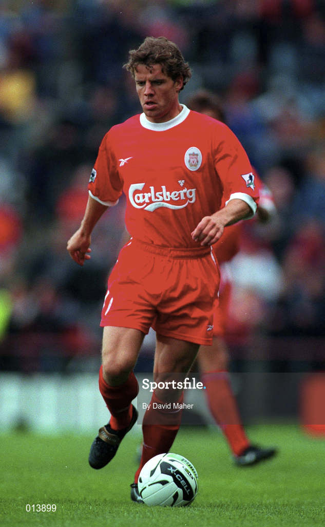 31 July 1998; Stig Inge Bj¿rnebye of Liverpool during the Carlsberg Trophy match between St Patrick's Athletic and Liverpool at Lansdowne Road in Dublin. Photo by David Maher/Sportsfile