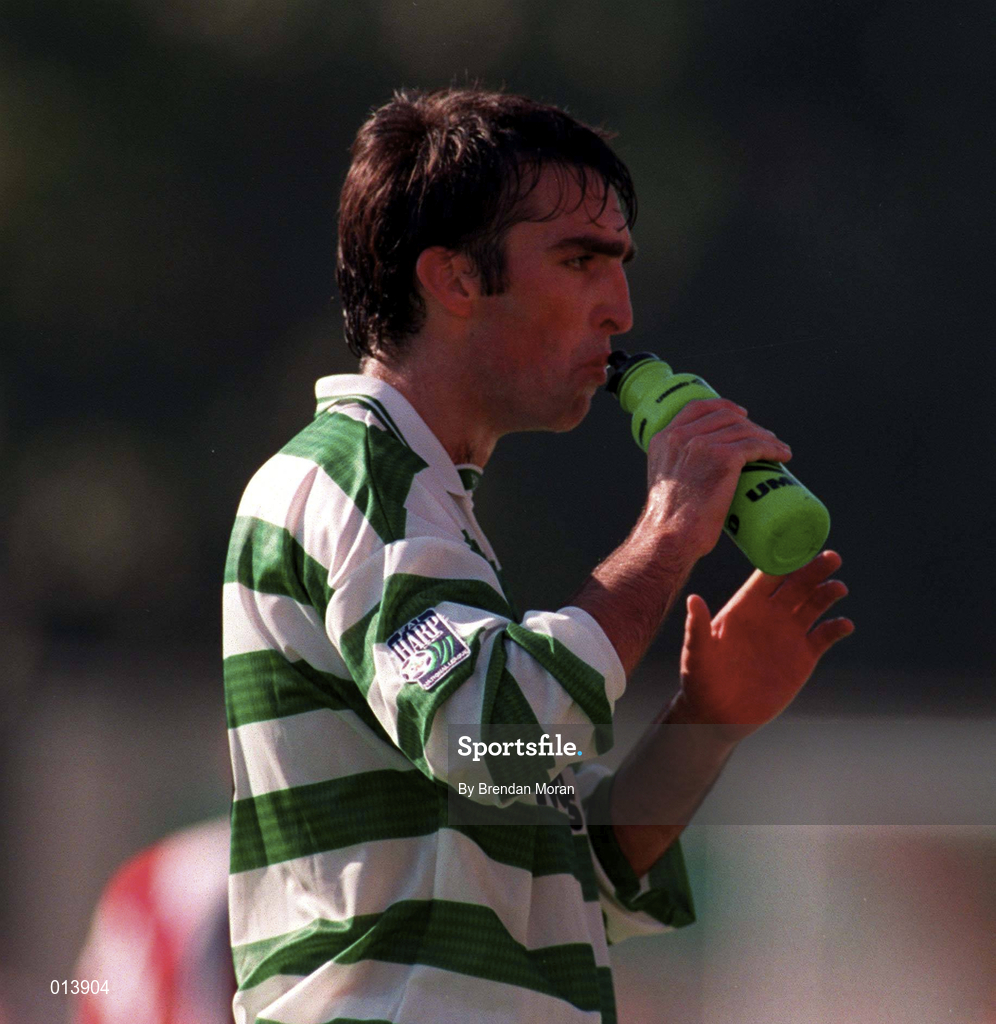 20 September 1998; Terry Palmer of Shamrock Rovers during the Harp Lager National League Premier Division match between Shamrock Rovers and Derry City at Tolka Park in Dublin. Photo by Brendan Moran/Sportsfile