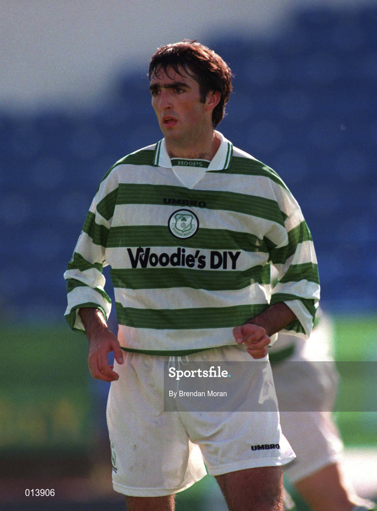 20 September 1998; Terry Palmer of Shamrock Rovers during the Harp Lager National League Premier Division match between Shamrock Rovers and Derry City at Tolka Park in Dublin. Photo by Brendan Moran/Sportsfile