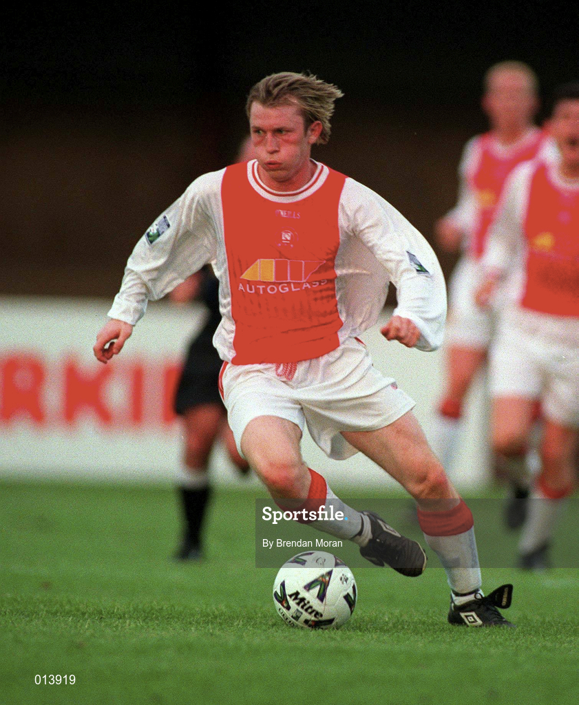 18 July 1998; Trevor Molloy of St Patrick's Athletic during the Club Friendly match between St Patrick's Athletic and Norwich City at Richmond Park in Dublin. Photo by Brendan Moran/Sportsfile