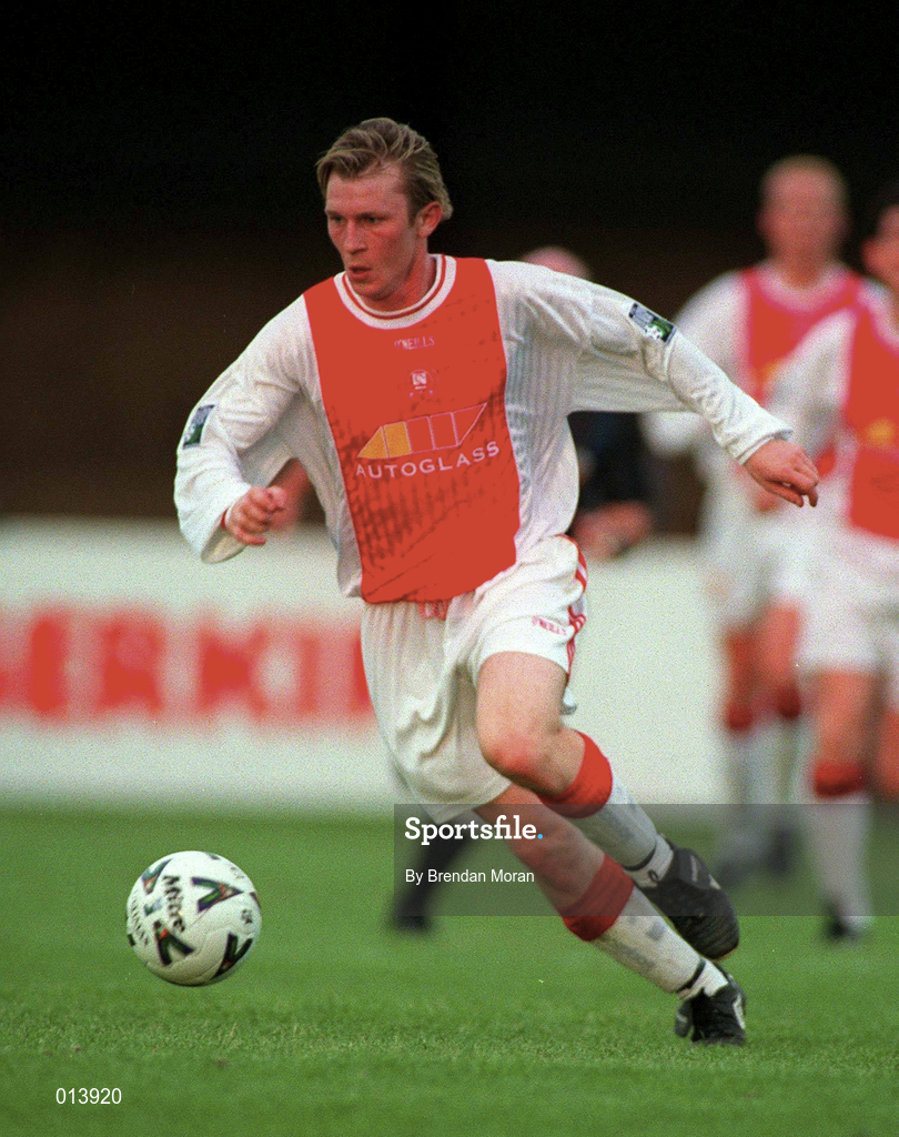 18 July 1998; Trevor Molloy of St Patrick's Athletic during the Club Friendly match between St Patrick's Athletic and Norwich City at Richmond Park in Dublin. Photo by Brendan Moran/Sportsfile
