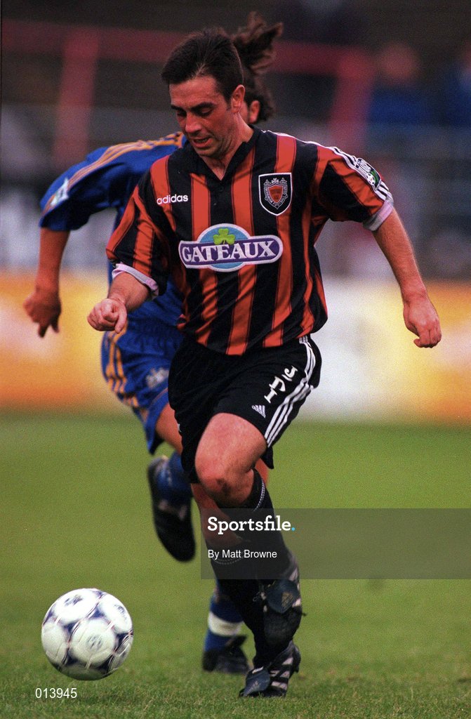27 July 1998; Tommy Byrne of Bohemians during the pre-season friendly match between Bohemians and Newcastle United at Dalymount Park in Dublin. Photo by Matt Browne/Sportsfile