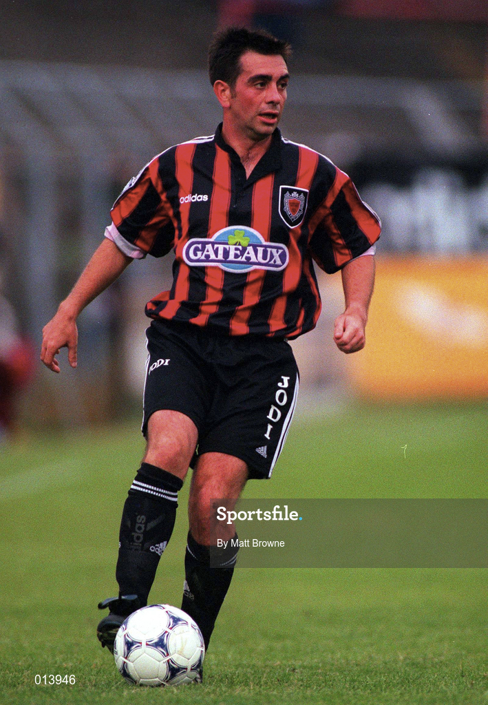 27 July 1998; Tommy Byrne of Bohemians during the pre-season friendly match between Bohemians and Newcastle United at Dalymount Park in Dublin. Photo by Matt Browne/Sportsfile