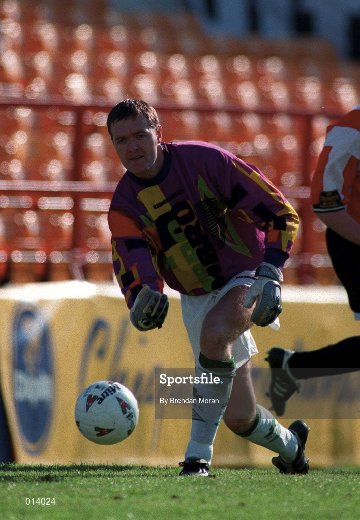 20 September 1998; Tony O'Dowd of Shamrock Rovers during the Harp Lager National League Premier Division match between Shamrock Rovers and Derry City at Tolka Park in Dublin. Photo by Brendan Moran/Sportsfile