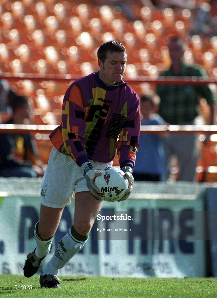 20 September 1998; Tony O'Dowd of Shamrock Rovers during the Harp Lager National League Premier Division match between Shamrock Rovers and Derry City at Tolka Park in Dublin. Photo by Brendan Moran/Sportsfile