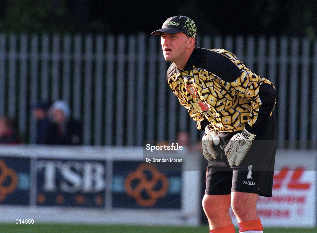 14 July 1998; Trevor Wood of St Patrick's Athletic during the Club Friendly match between St Patrick's Athletic and Hearts at Richmond Park in Dublin. Photo by Brendan Moran/Sportsfile