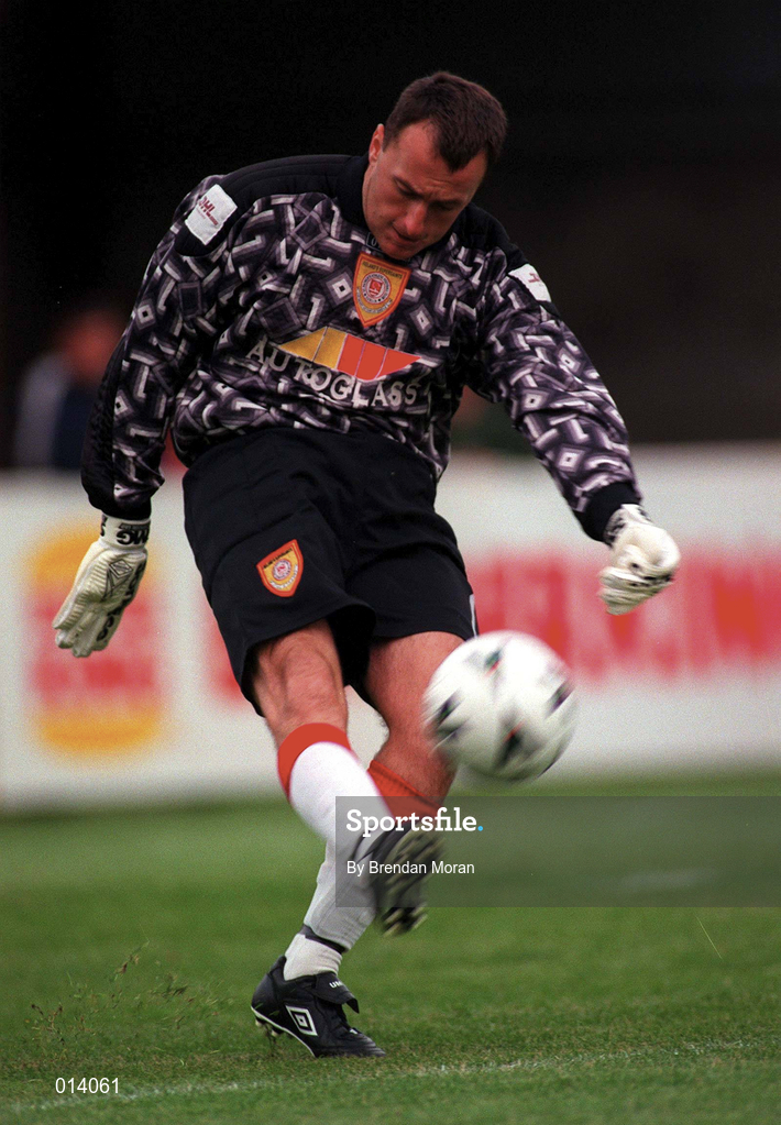 18 July 1998; Trevor Wood of St Patrick's Athletic during the Club Friendly match between St Patrick's Athletic and Norwich City at Richmond Park in Dublin. Photo by Brendan Moran/Sportsfile