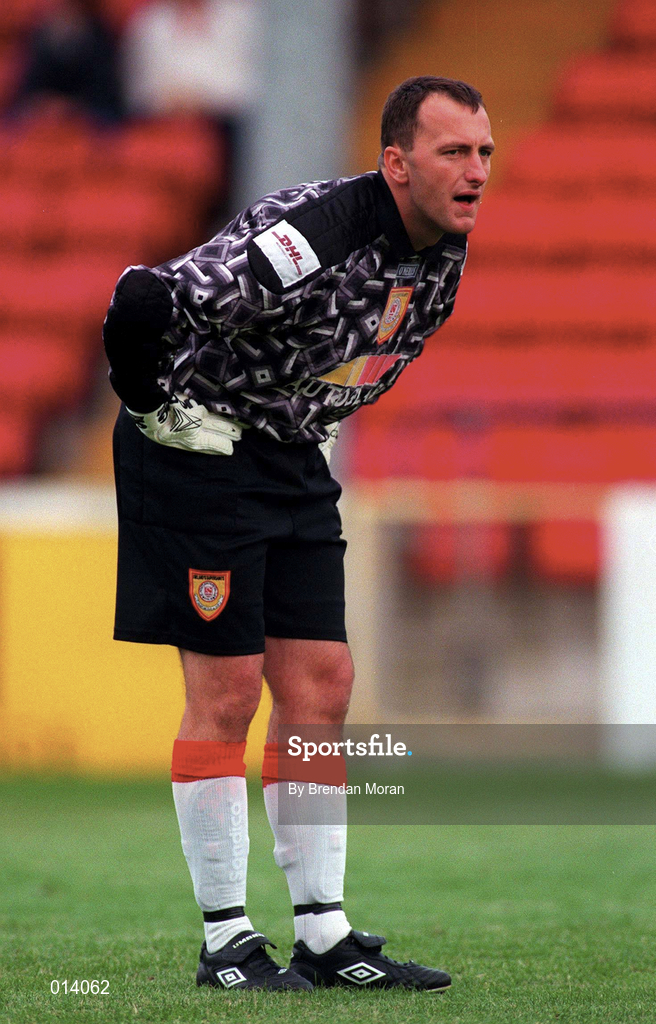 18 July 1998; Trevor Wood of St Patrick's Athletic during the Club Friendly match between St Patrick's Athletic and Norwich City at Richmond Park in Dublin. Photo by Brendan Moran/Sportsfile