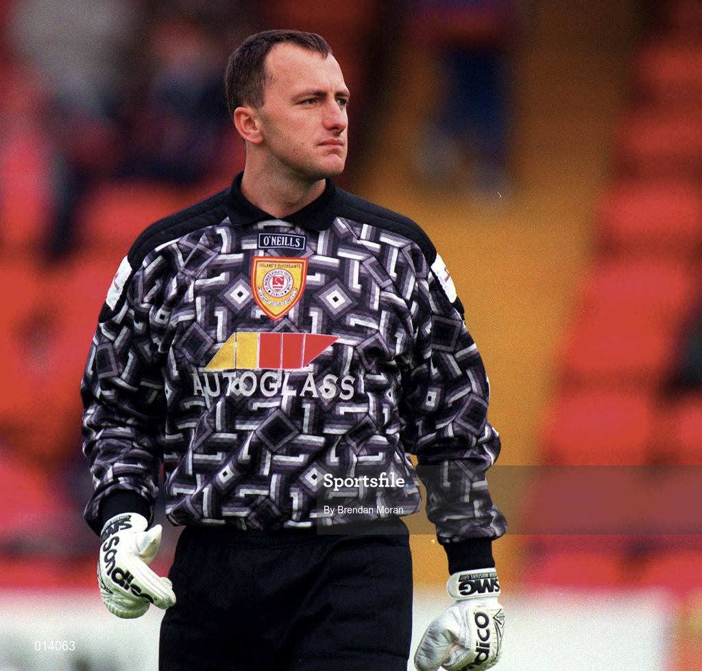 18 July 1998; Trevor Wood of St Patrick's Athletic during the Club Friendly match between St Patrick's Athletic and Norwich City at Richmond Park in Dublin. Photo by Brendan Moran/Sportsfile