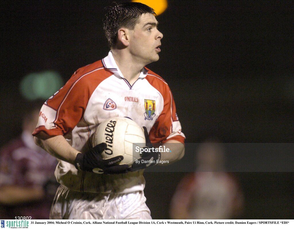 31 January 2004; Micheal O Croinin, Cork. Allianz National Football League Division 1A, Cork v Westmeath, Pairc Ui Rinn, Cork. Picture credit; Damien Eagers / SPORTSFILE *EDI*
