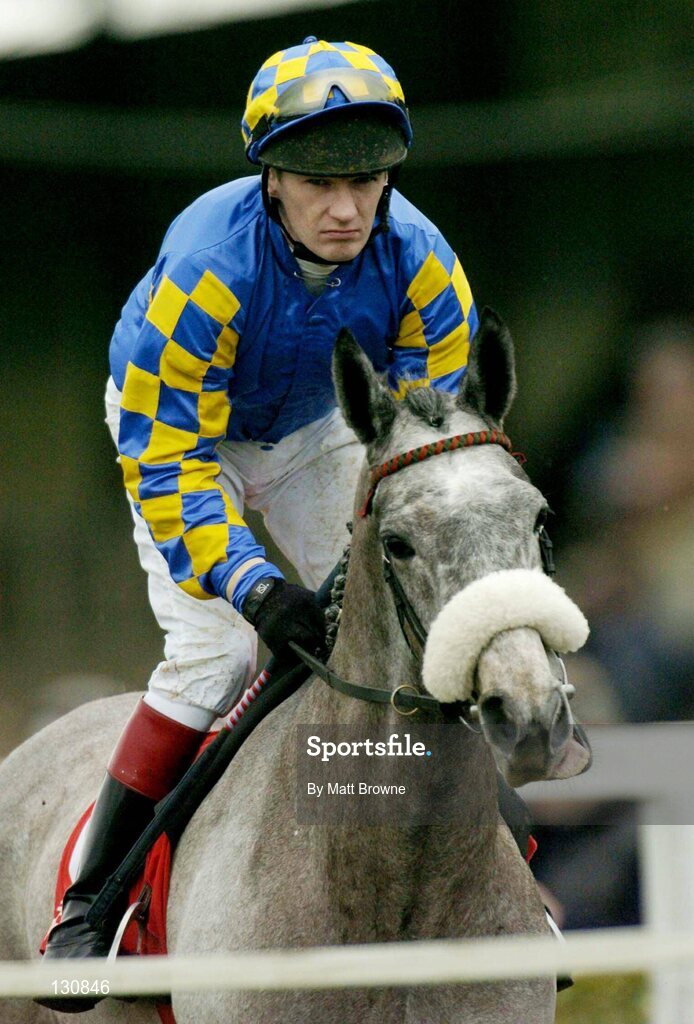 22 January 2004; Bali Breeze, with Paul Carberry up, on their way to the start of the Aer Rianta Cork Airport Handicap Hurdle, Gowran Park, Co. Kilkenny. Picture credit; Matt Browne / SPORTSFILE *EDI*