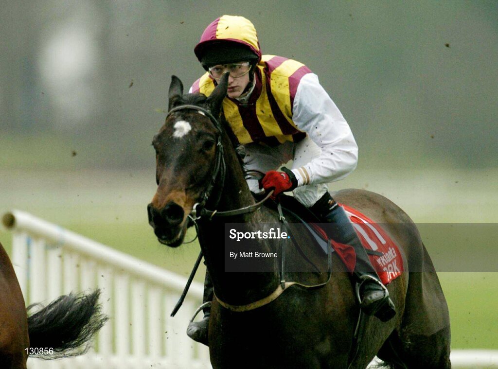 22 January 2004; Regello, with Davd O'Dwyer up, on their way to the start of the Aer Rianta Cork Airport Handicap Hurdle, Gowran Park, Co. Kilkenny. Picture credit; Matt Browne / SPORTSFILE *EDI*