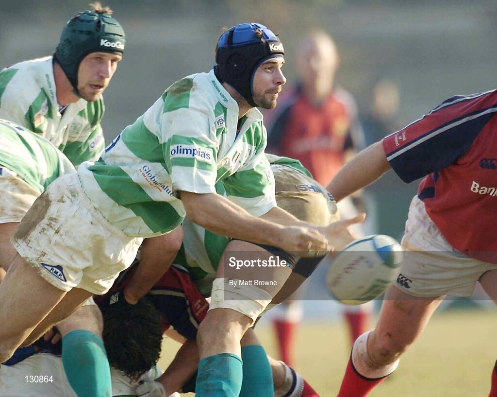 24 January 2004; Stuart Legg, Benetton Treviso. Heineken European Cup 2003-2004, Round 5, Pool 5, Benetton Treviso v Munster, Stadio Comunale di Monigio, Treviso, Italy. Picture credit; Matt Browne / SPORTSFILE *EDI*