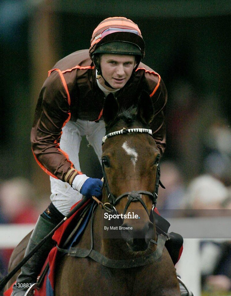 22 January 2004; Tara Hall, with Alan Donoghue up, canters to the start of the Aer Rianta Cork Airport Handicap Hurdle, Gowran Park, Co. Kilkenny. Picture credit; Matt Browne / SPORTSFILE *EDI*