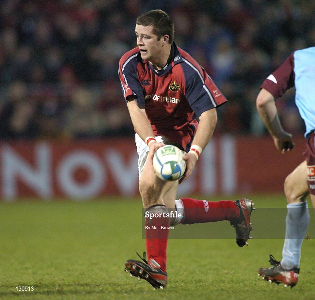 31 January 2004; Marcus Horan, Munster. Heineken European Cup 2003-2004, Pool 5, Round 6, Munster v Bourgoin, Thomond Park, Limerick. Picture credit; Matt Browne / SPORTSFILE *EDI*