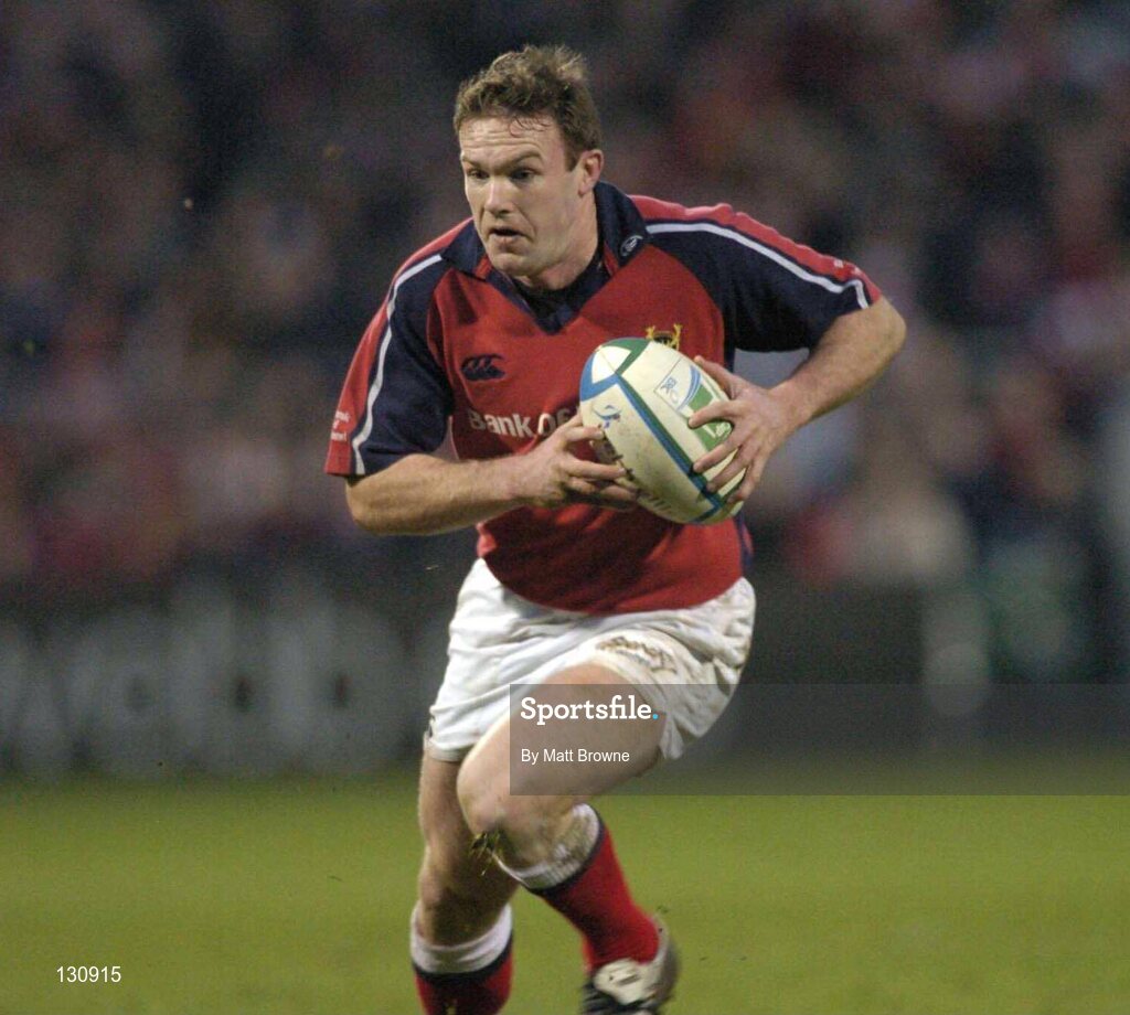 31 January 2004; John Kelly, Munster. Heineken European Cup 2003-2004, Pool 5, Round 6, Munster v Bourgoin, Thomond Park, Limerick. Picture credit; Matt Browne / SPORTSFILE *EDI*